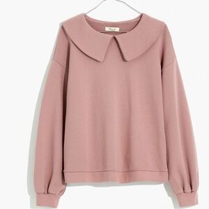 Madewell Oversized Cotton Collared Sweater